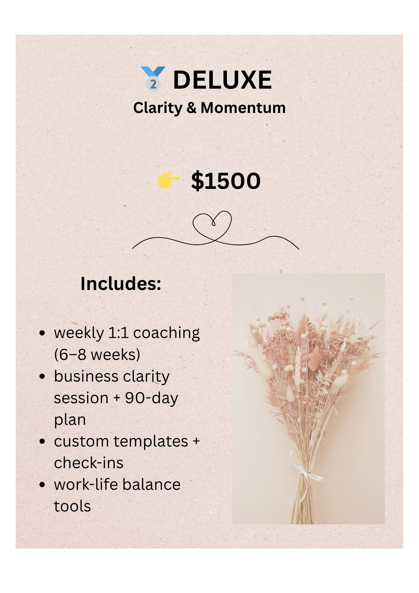 Deluxe Clarity & Momentum Coaching Package