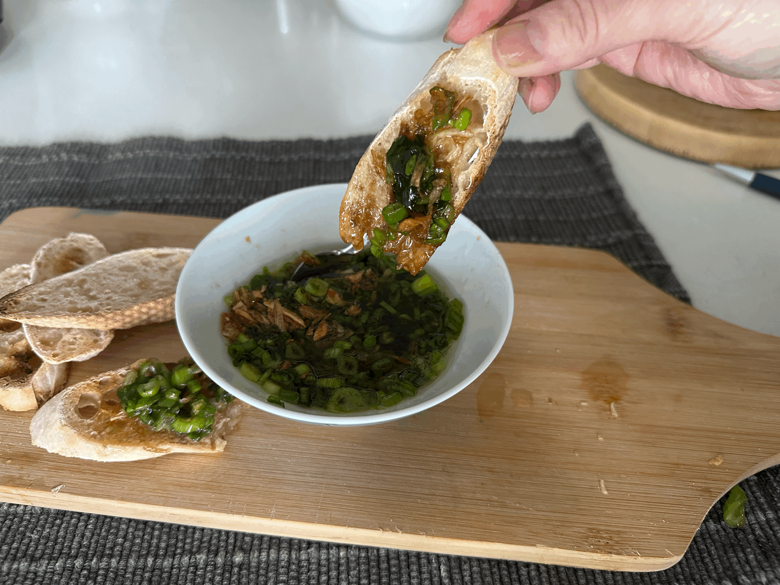 A Green Onion Bread Tradition