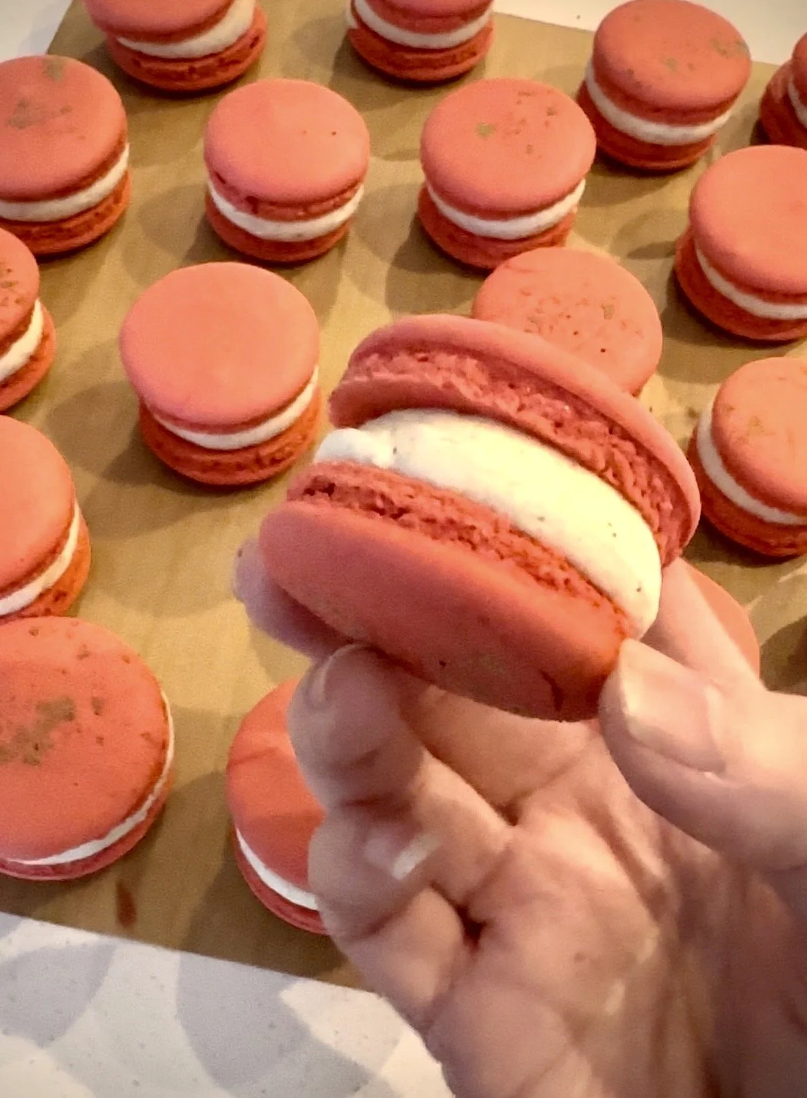 White Chocolate Chai Ganache for Macarons