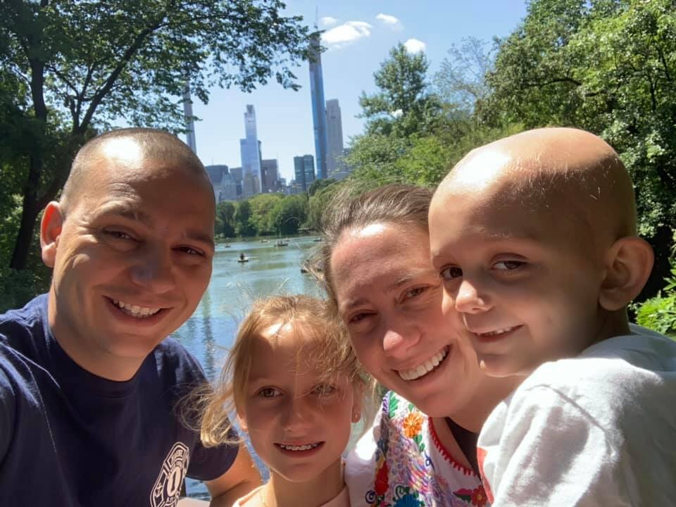 August 2019, Emmie and I were able to visit Sam and dad in NYC while he was in a trail for treatment.