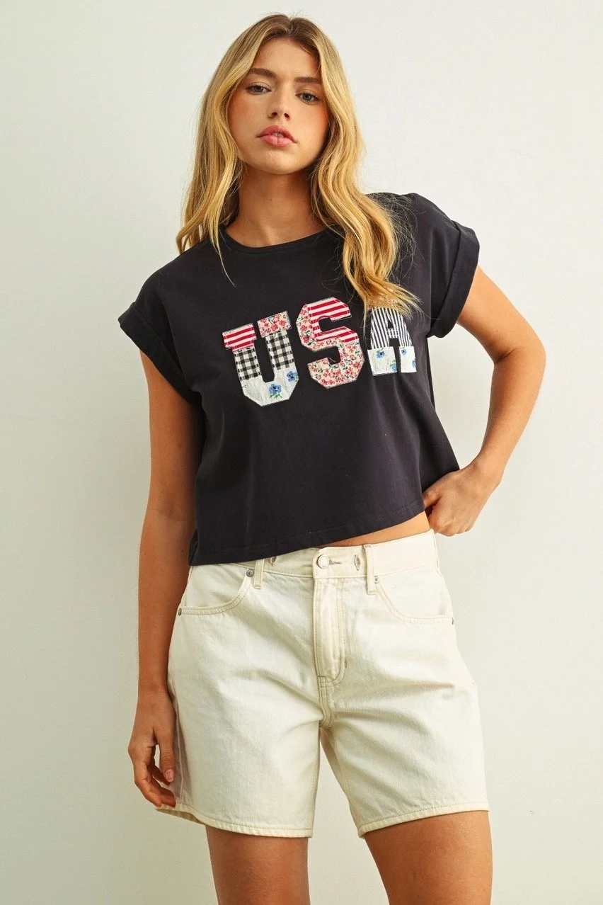 USA Boxy Tee