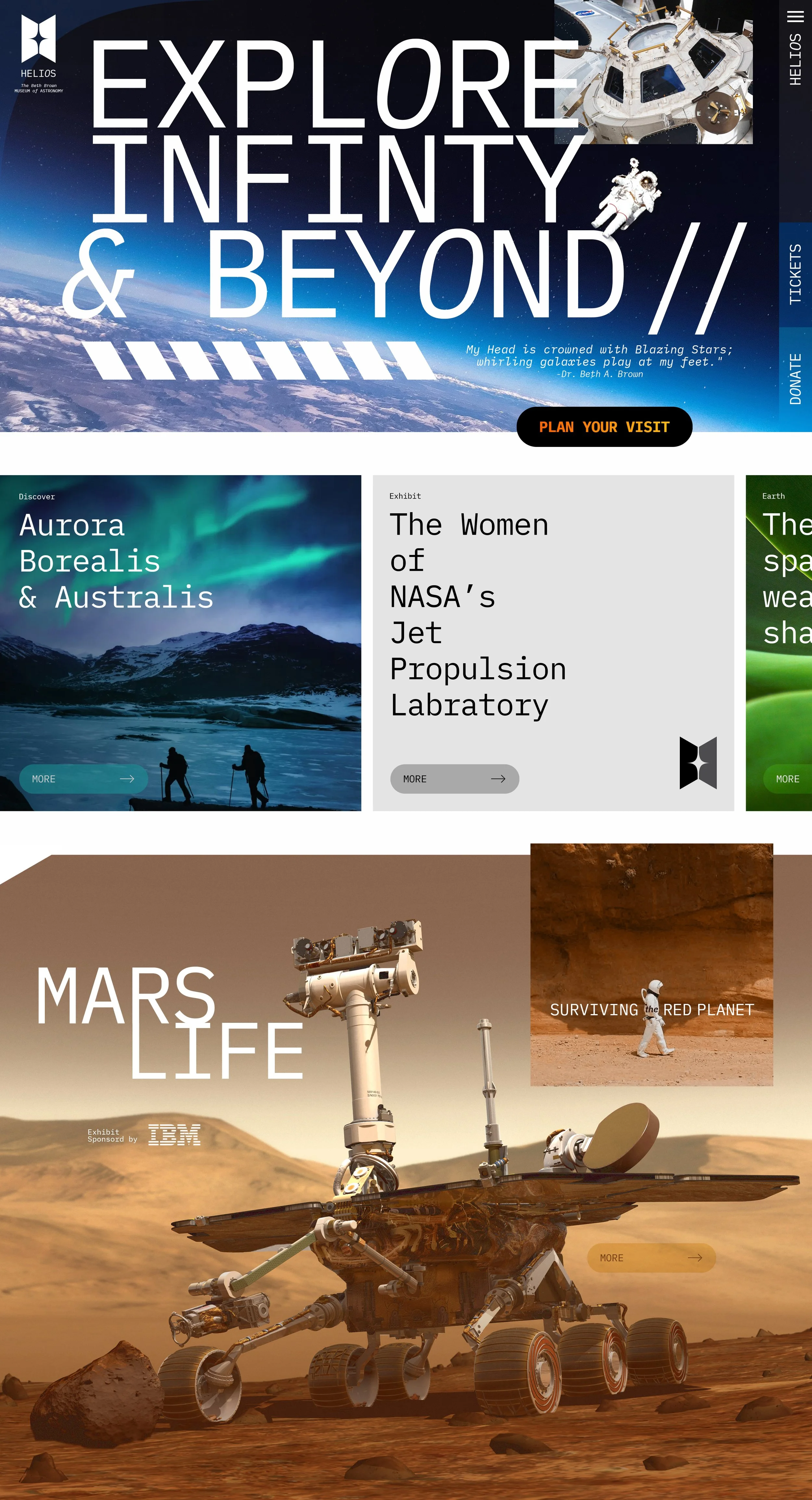 website// art direction + design