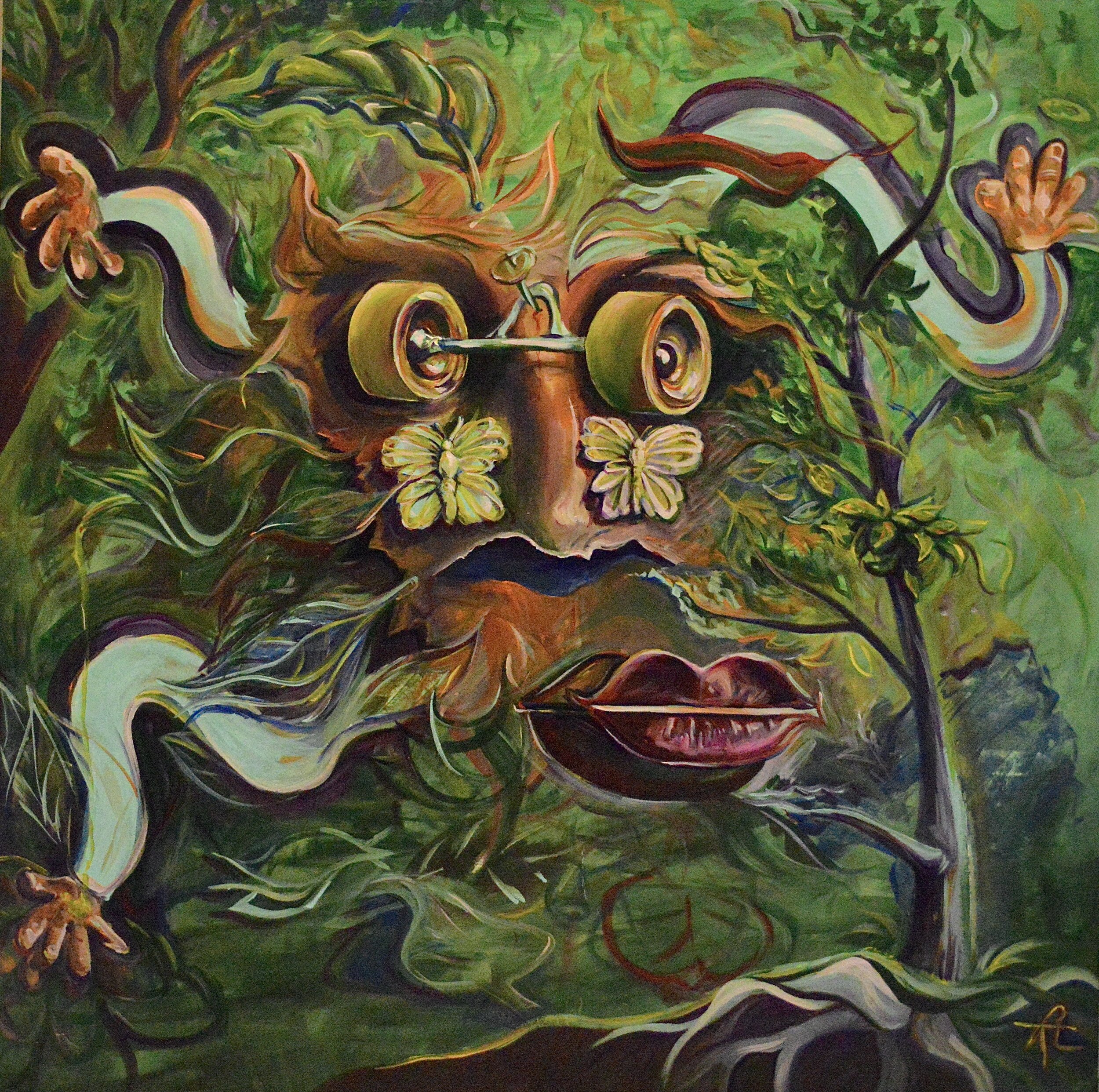 Open Doors
36"x36" acrylic on canvas