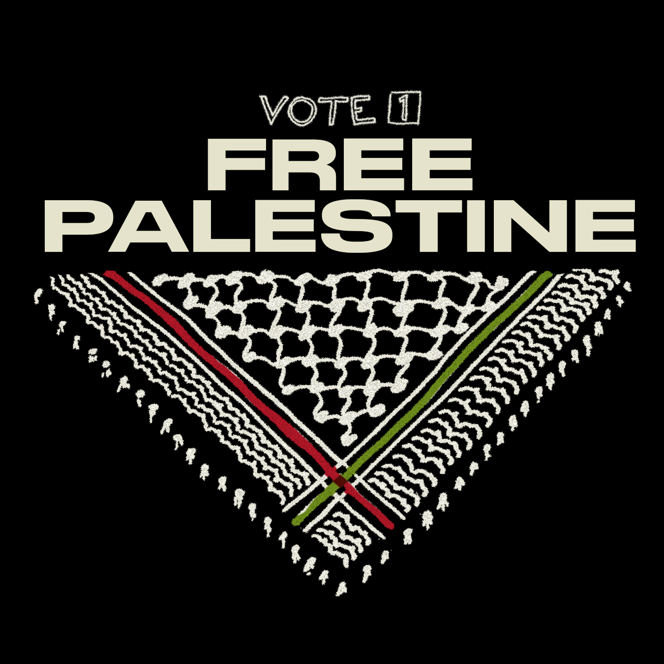 Vote [1] Free Palestine for RUSU