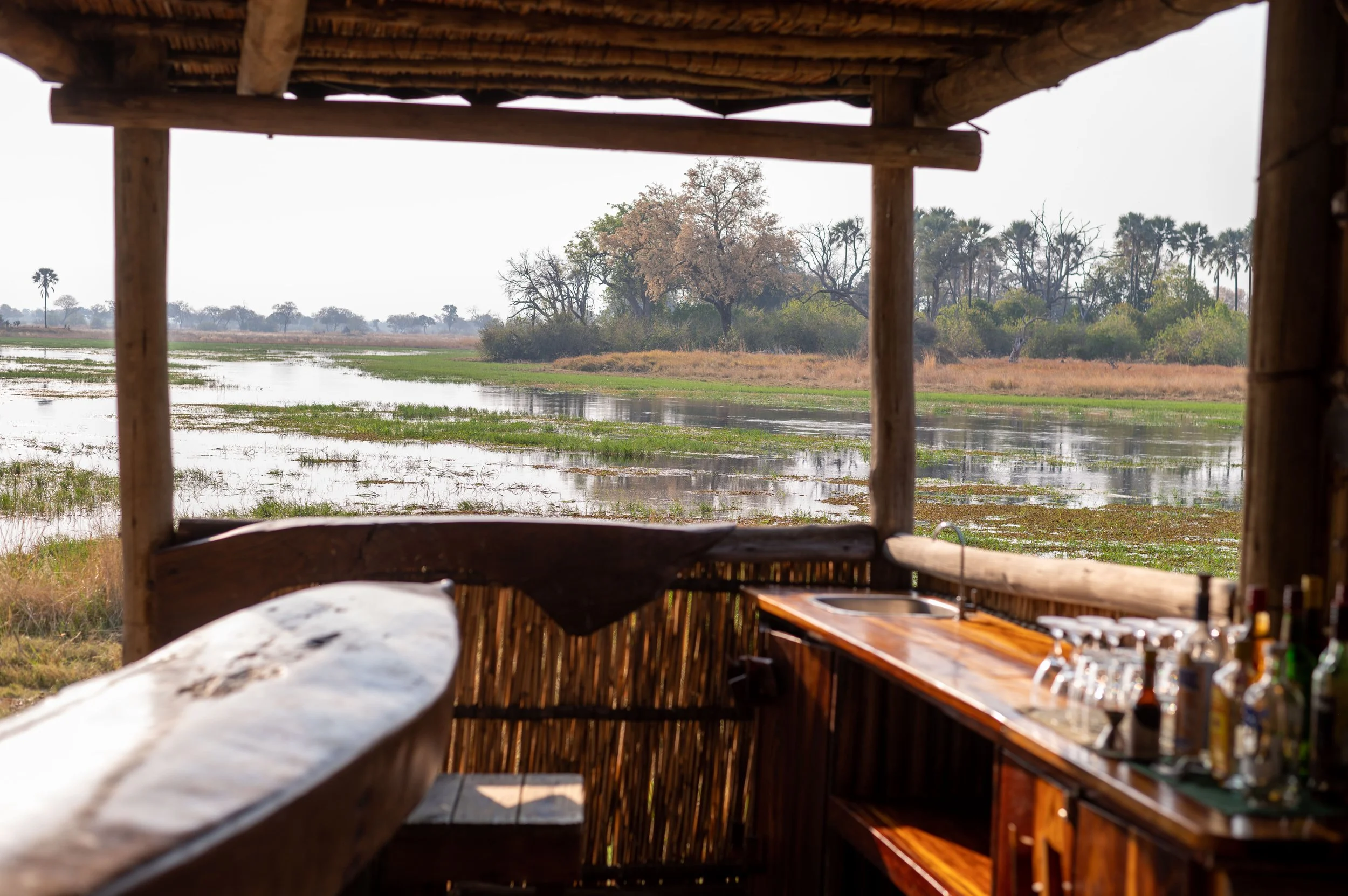 oddballs bar looking over the delta