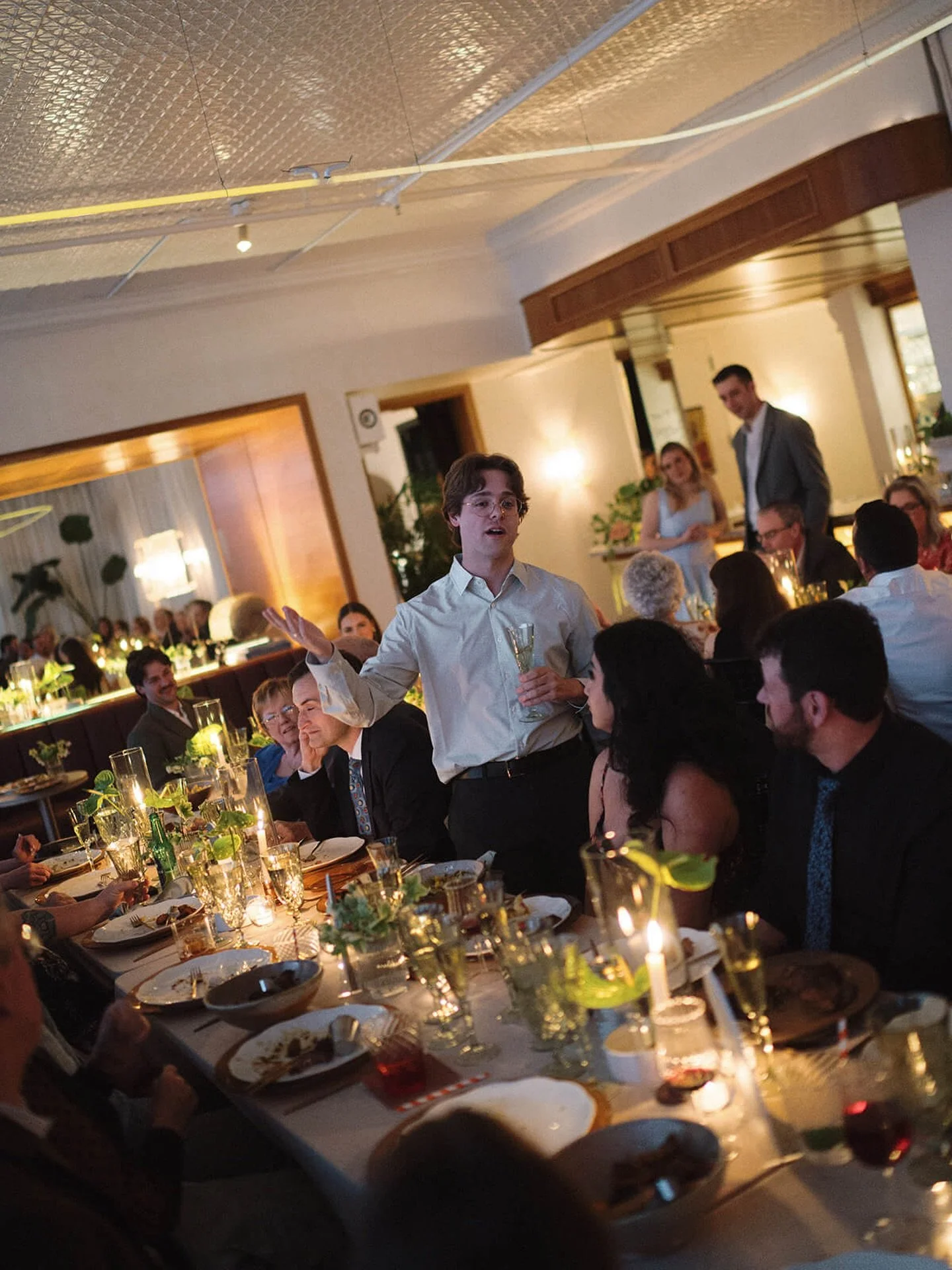 To whom it may concern // for private event tonight // we&rsquo;ll see u next week