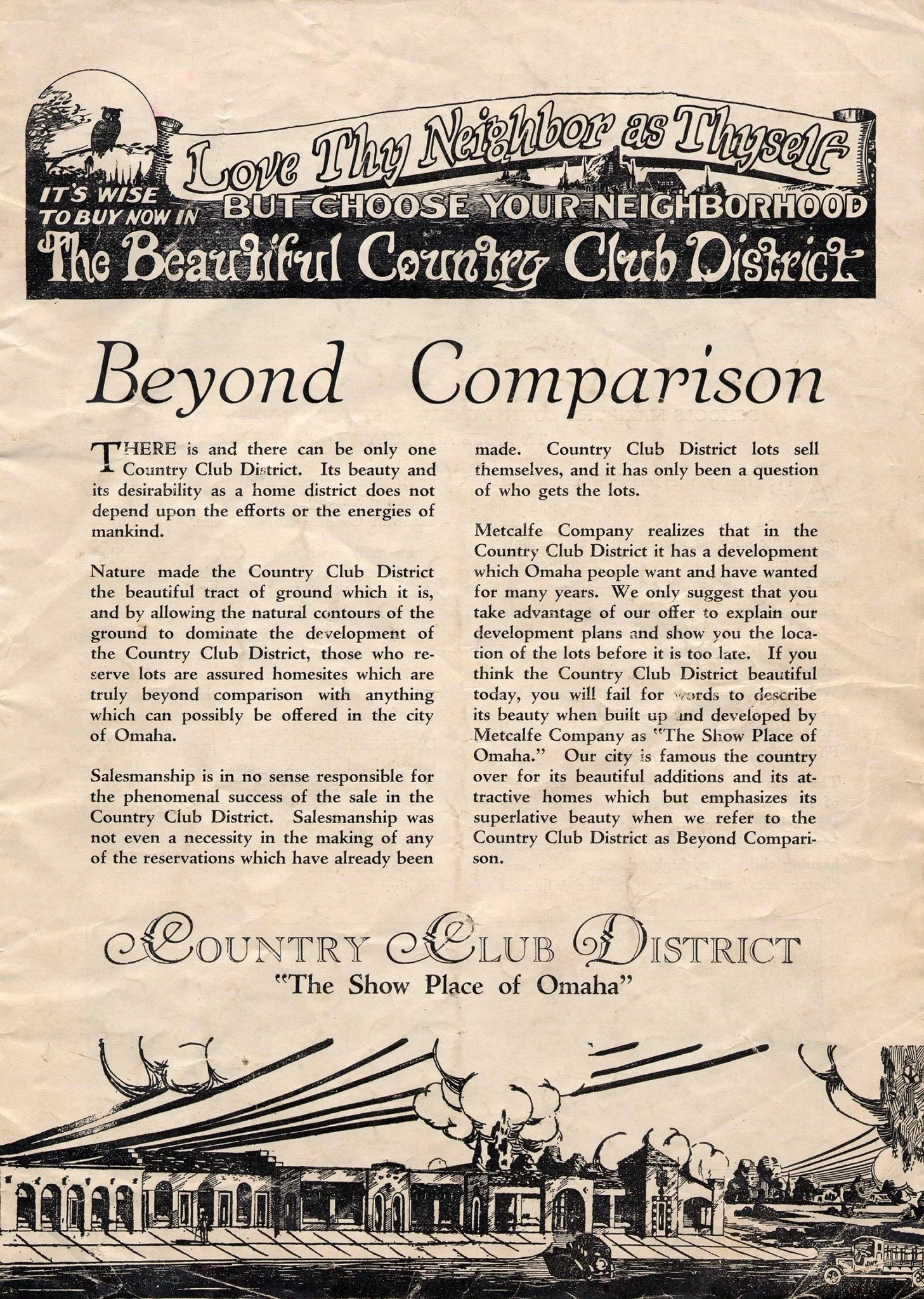 STORY #12: Wanted: A Slogan for a New Neighborhood