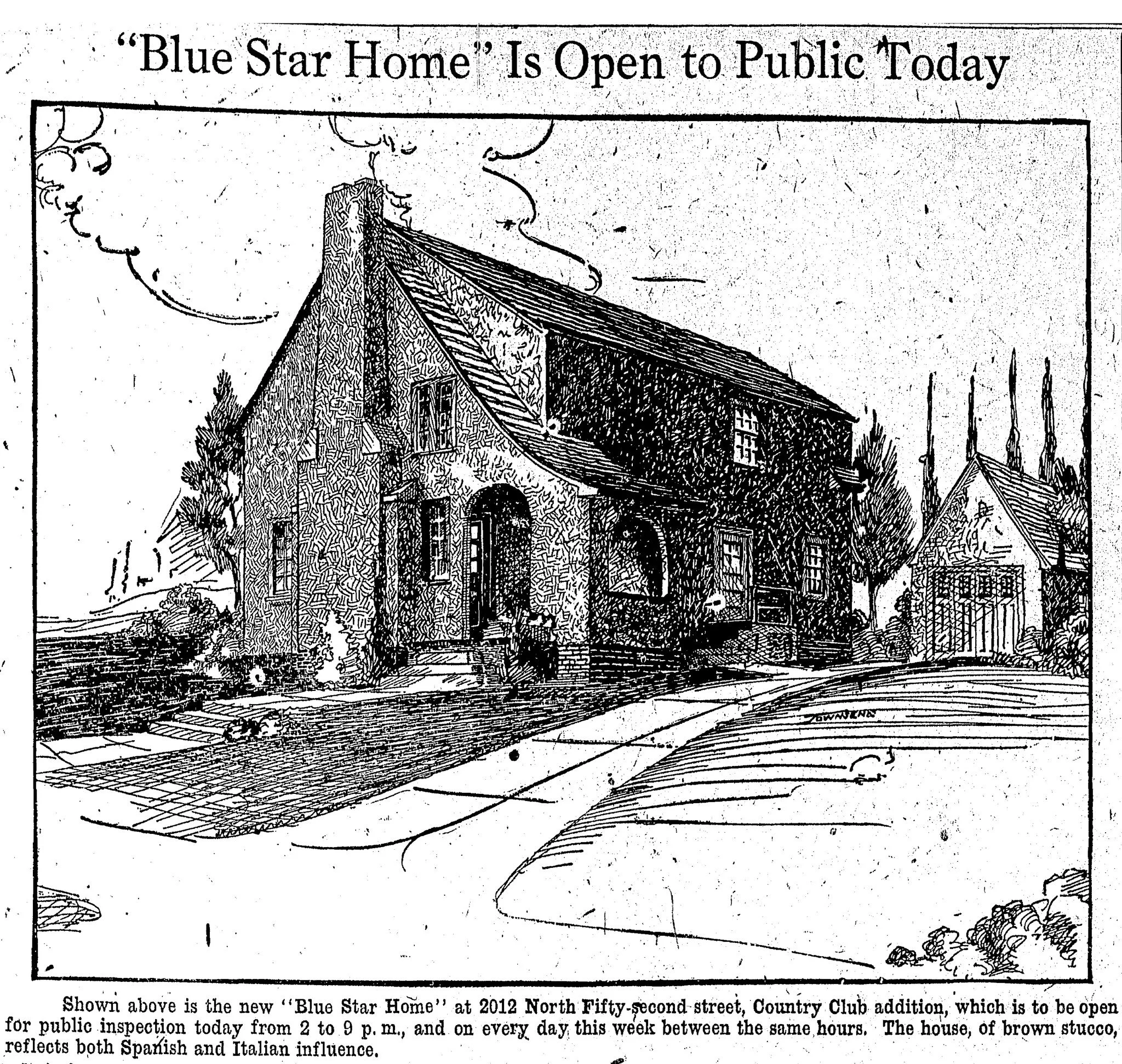 STORY #18: The Blue Star Home