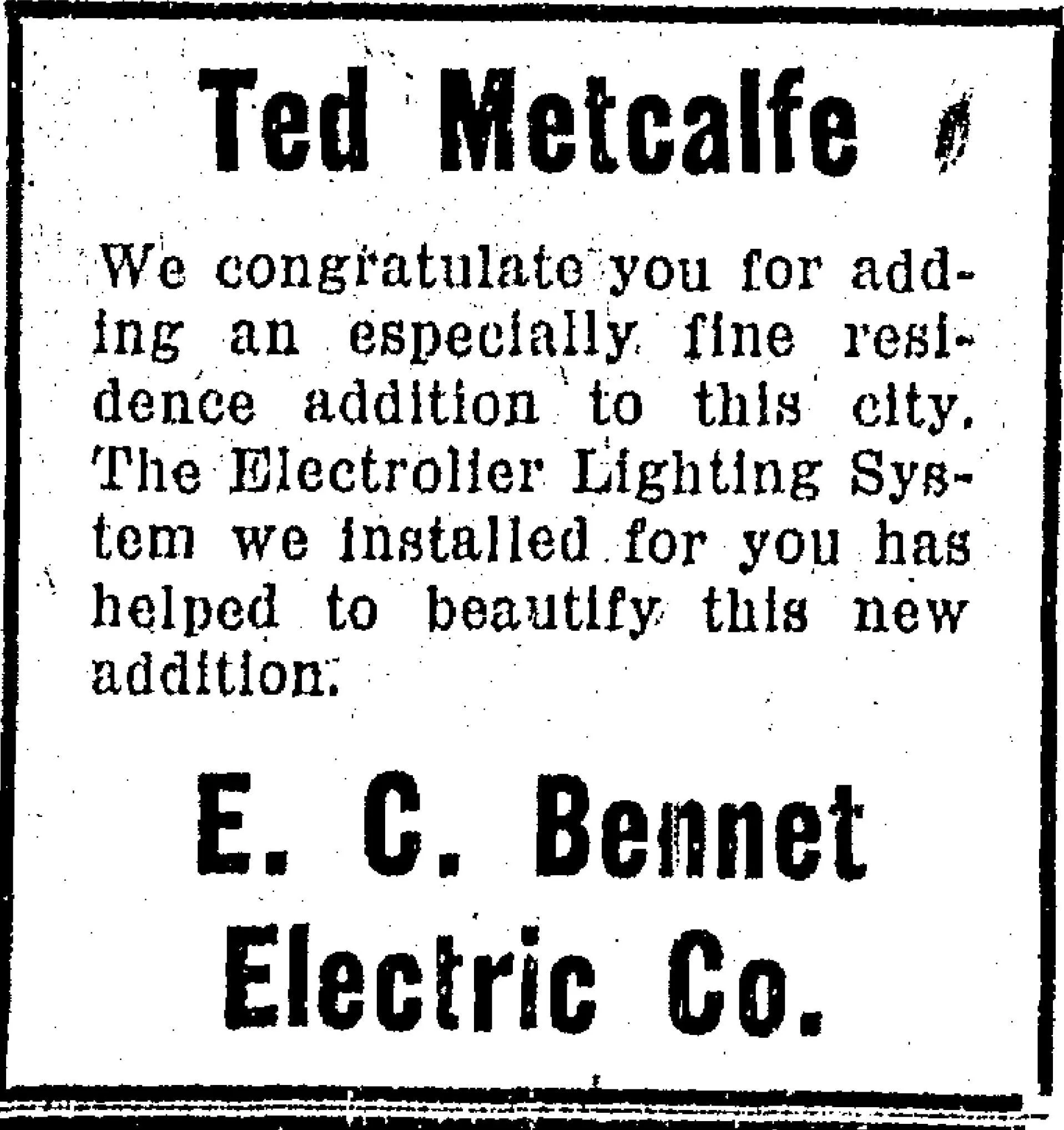 STORY #20 - Lighting the Country Club Neighborhood