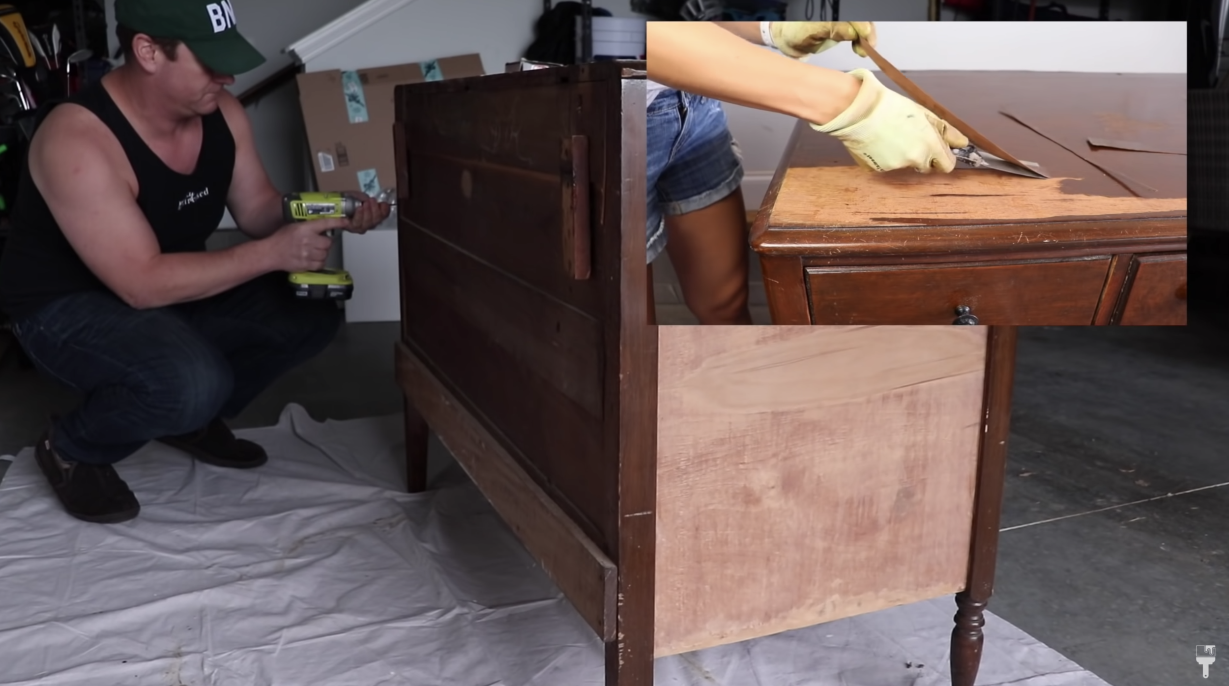 Accidental Faux Wood Finish: Dixie Belle Hutch Makeover — prettydistressed