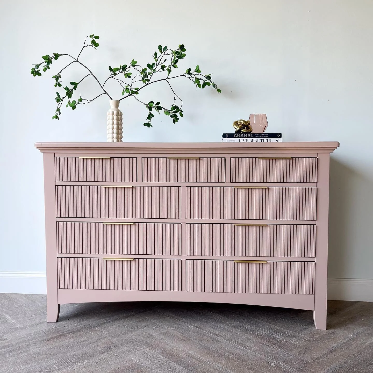 DIY Fluted Dresser Sherwin Williams Color of the Year 2023 — prettydistressed
