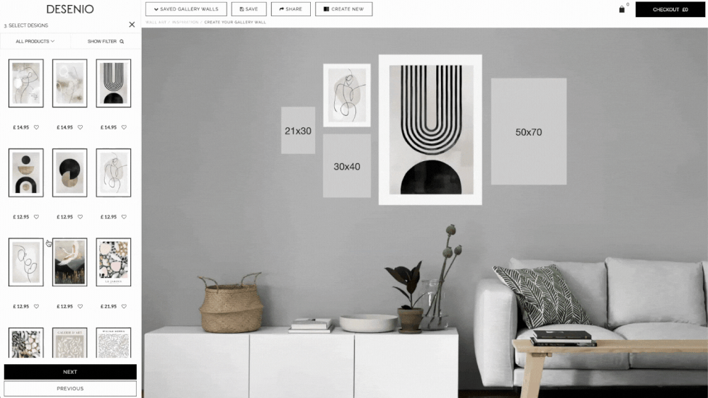 Desenio Wall Art 5 Ways to Display Wall Art — prettydistressed