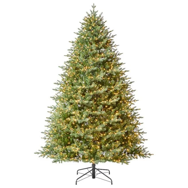 GE Heritage Estate Pine 7.5 ft pre-lit Christmas tree with warm white lights