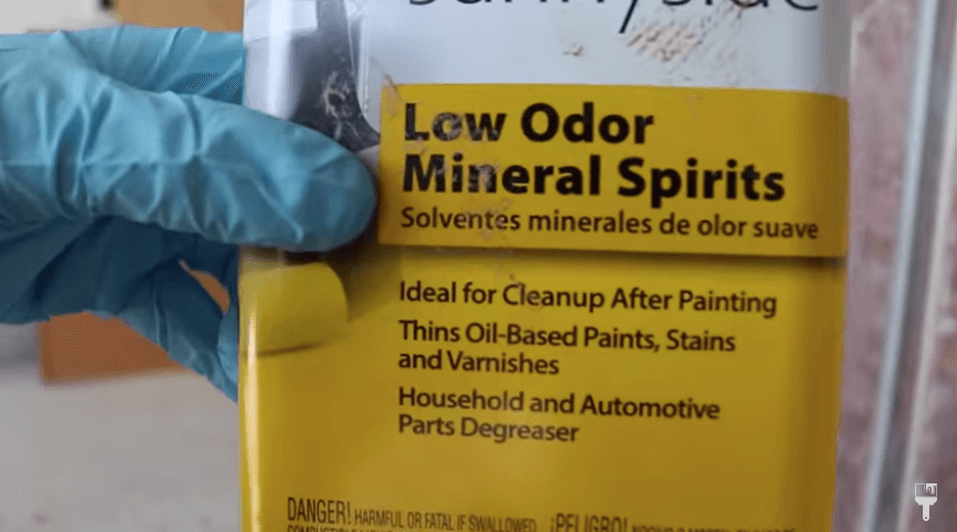 Can this be used in place of mineral spirits to clean wood after