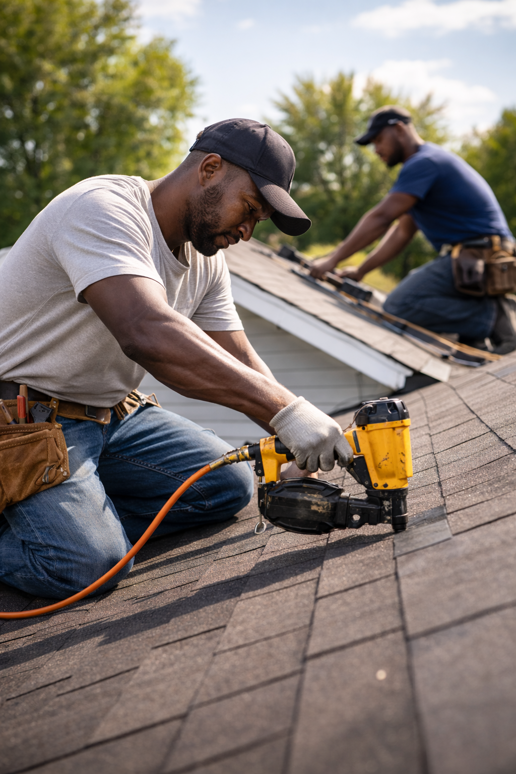 Kitchen renovation completed by FD Building Bathroom remodel renovation project Investment property renovation before and after Residential roofing renovation project