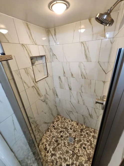 Kitchen renovation completed by FD Building
Bathroom remodel renovation project
Investment property renovation before and after
Residential roofing renovation project