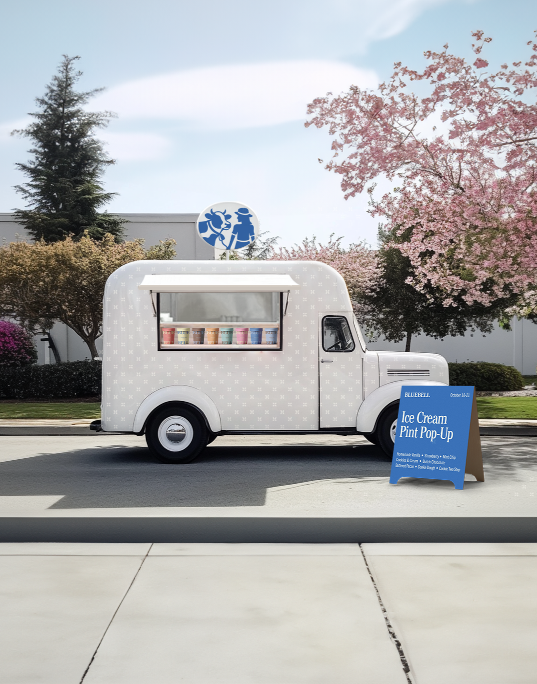 Retail pop-up locations celebrate Blue Bell’s original recipes while reintroducing the rebrand to younger generations in an engaging way.