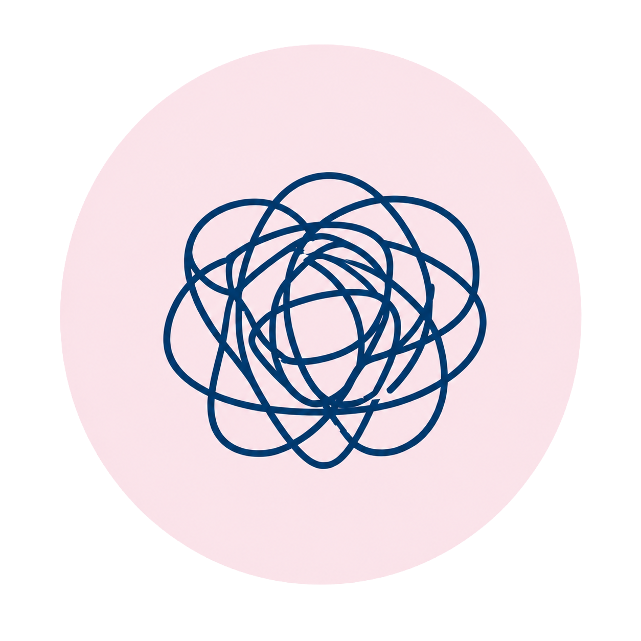 Scribble icon representing anxiety and mental load