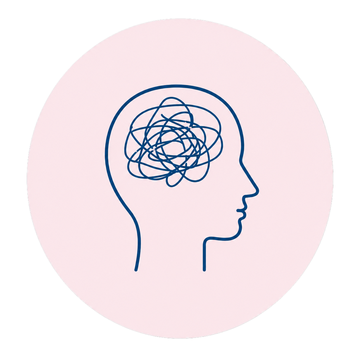 Scribble icon representing the mental load and root causes of overwhelm