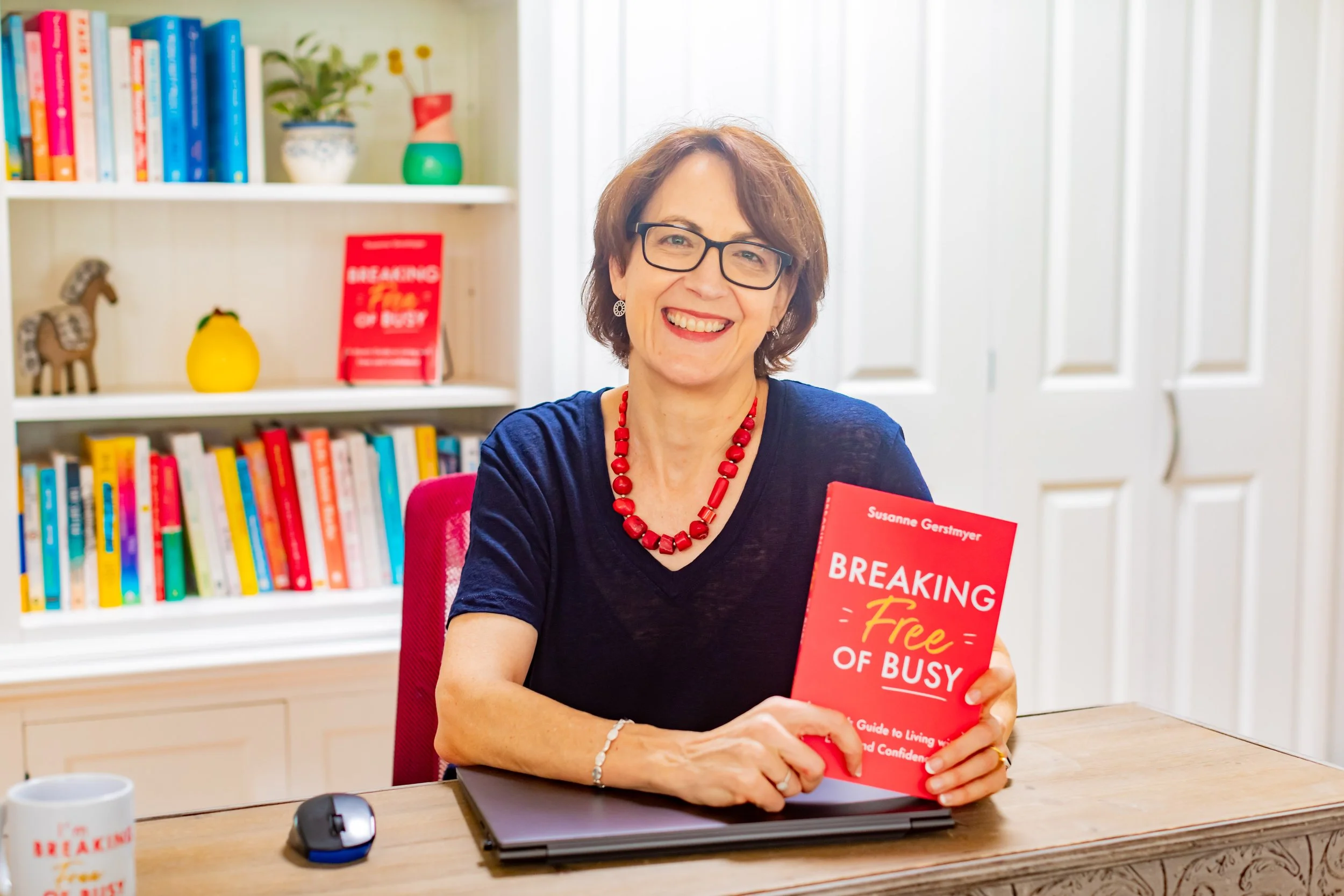 Susanne Gerstmyer, author of "Breaking Free of Busy"
