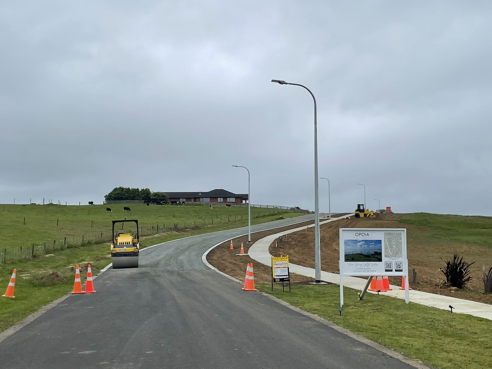 Final Stages of Subdivision Construction