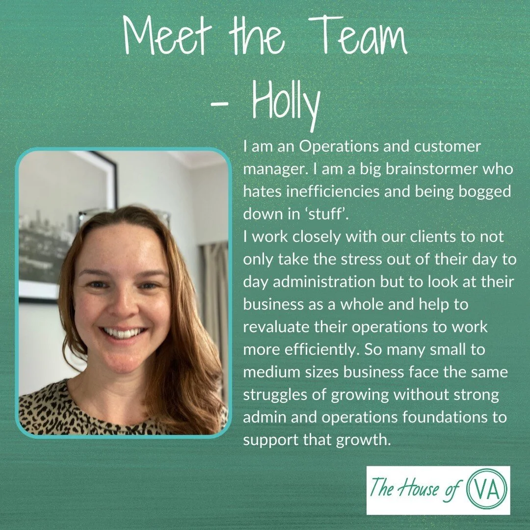 The House of VA was created midway through 2020, I was a new Mum, who wanted the flexibility to have more time with my daughter then a full time commuting role would allow, but I still wanted to use my brain. I LOVE working and helping people; The Ho