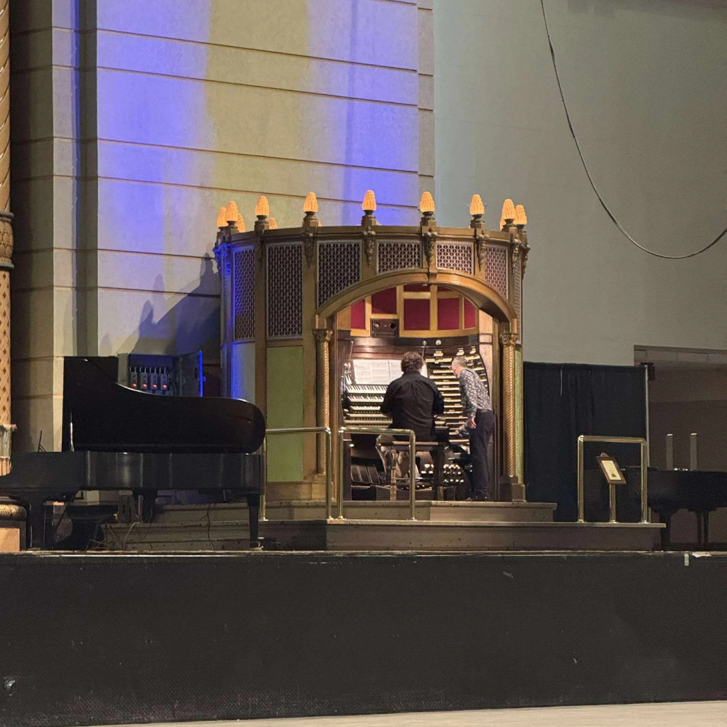 In Concert at Jim Whelan Boardwalk Hall in Atlantic City, NJ (being assisted by Andrew McKeon)