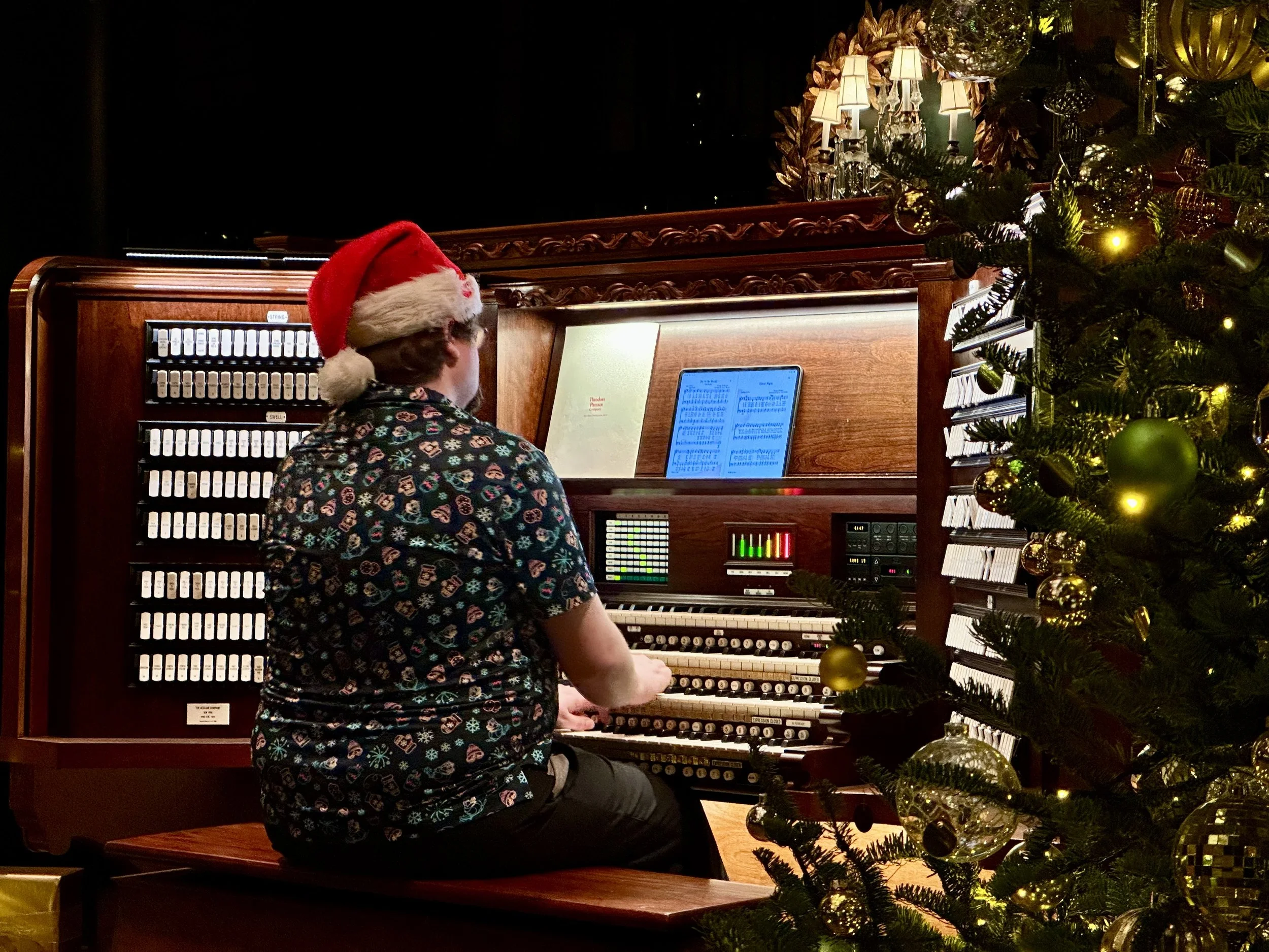 In a Christmas performance at Longwood Gardens in Kennett Square, PA