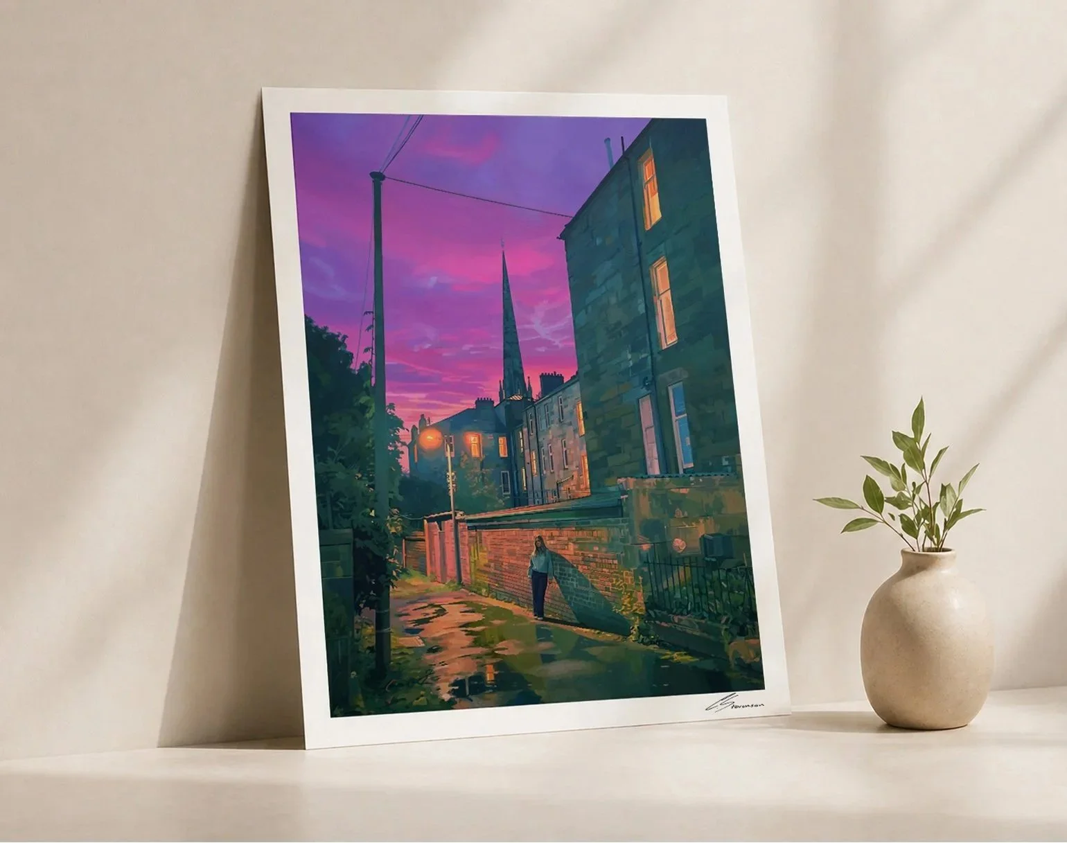 After the Rain (Limited Edition Print, Printed Signature)