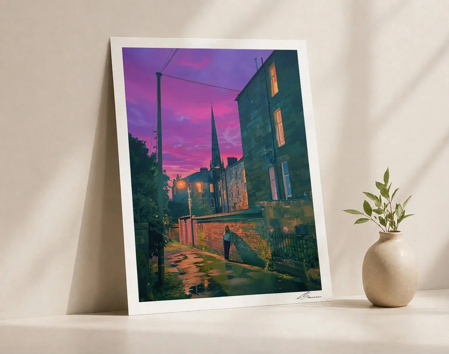 After the Rain (Limited Edition Print, Printed Signature)