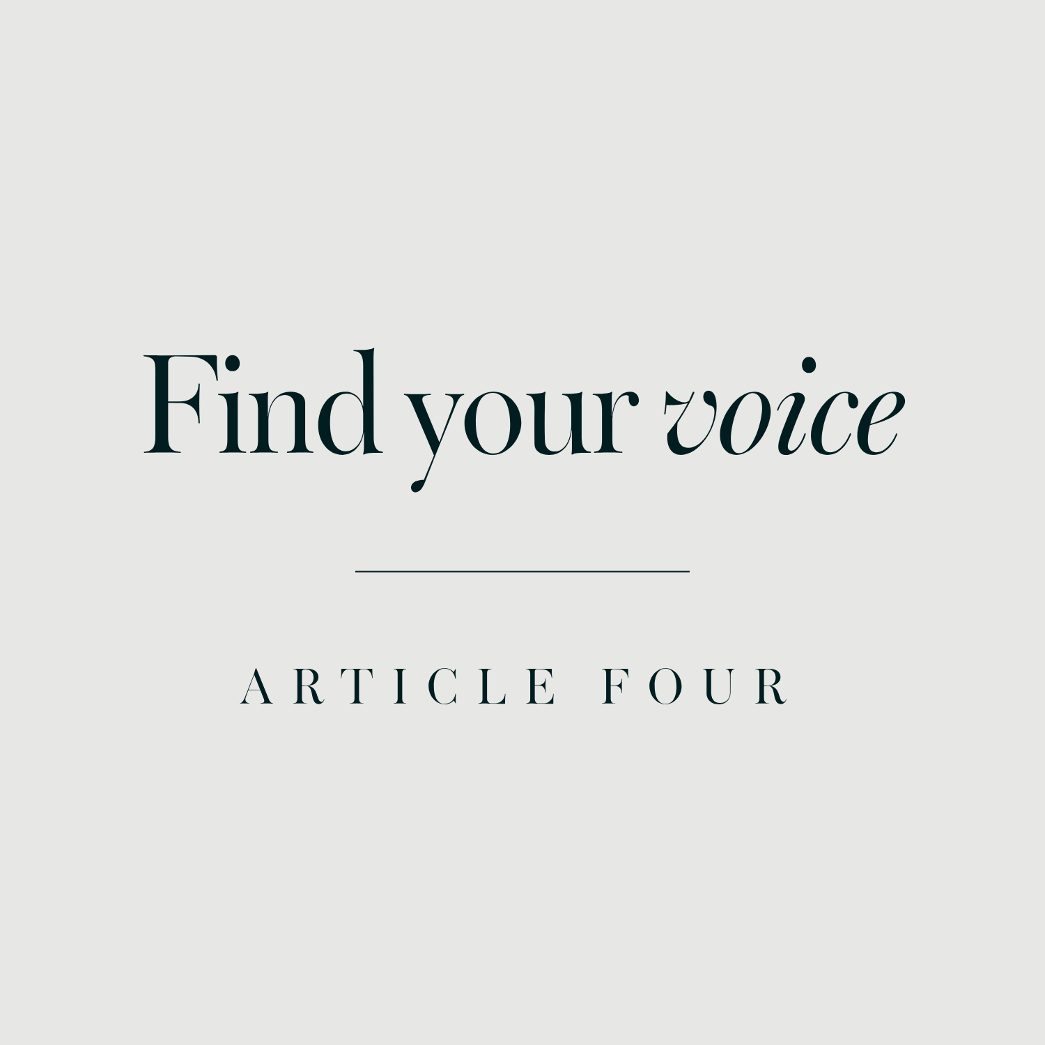 The Voice Test