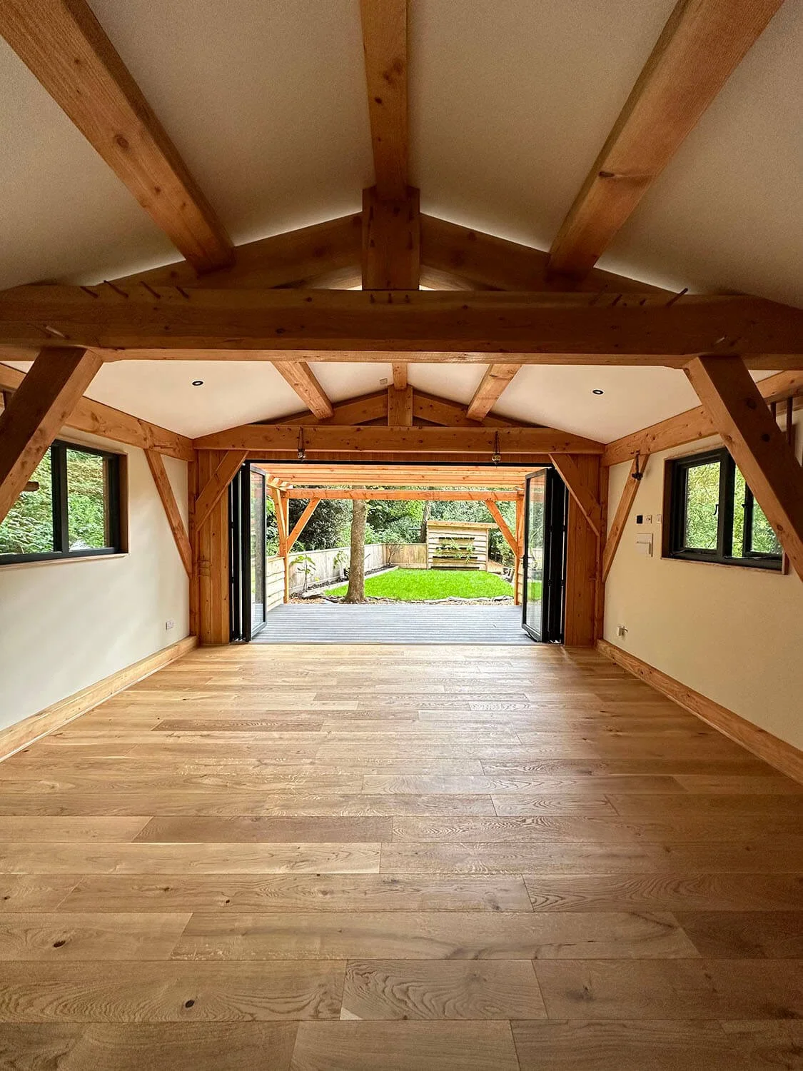 Interior of a yoga studio