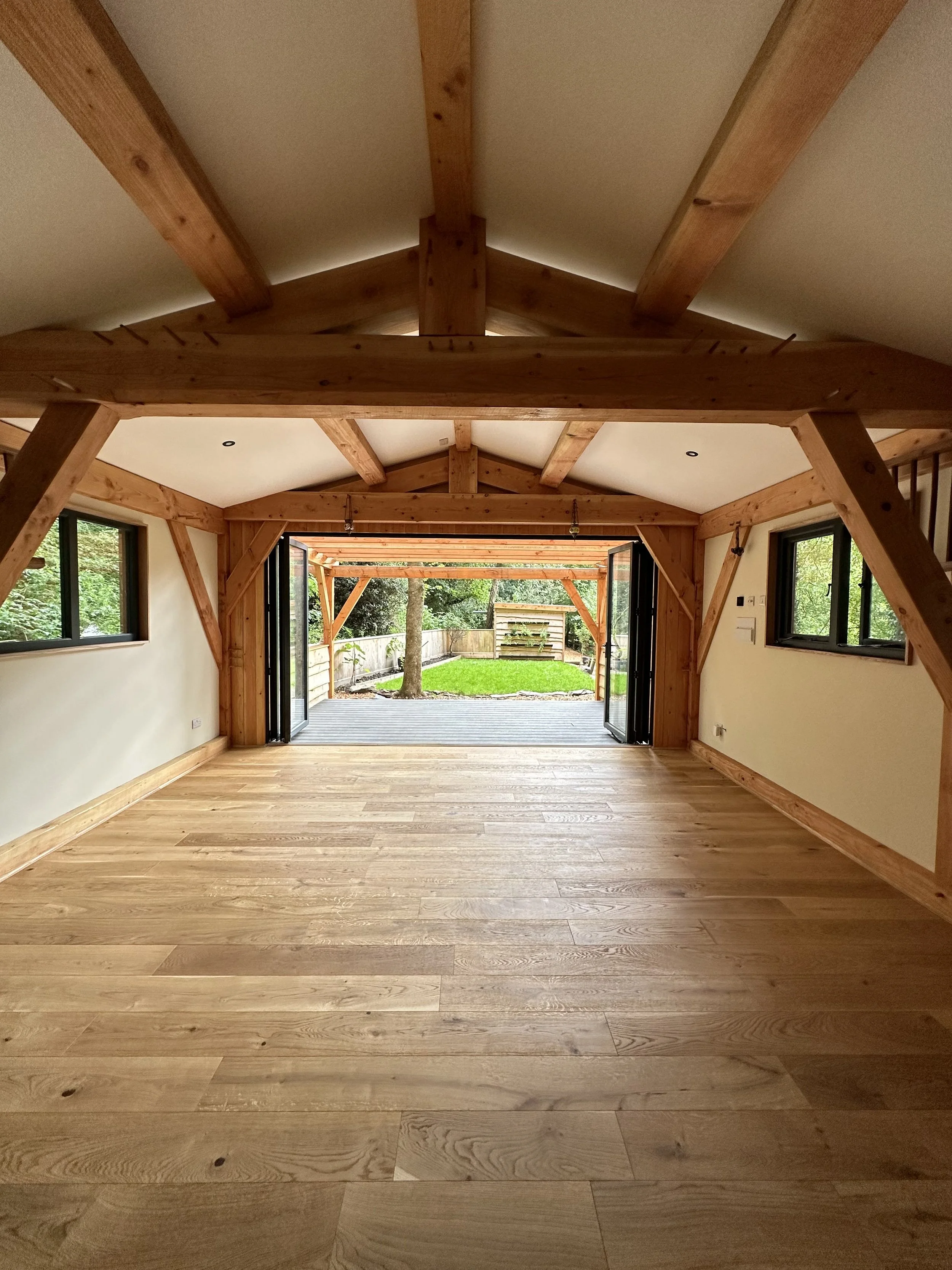 The ancient art of traditional timber framing 