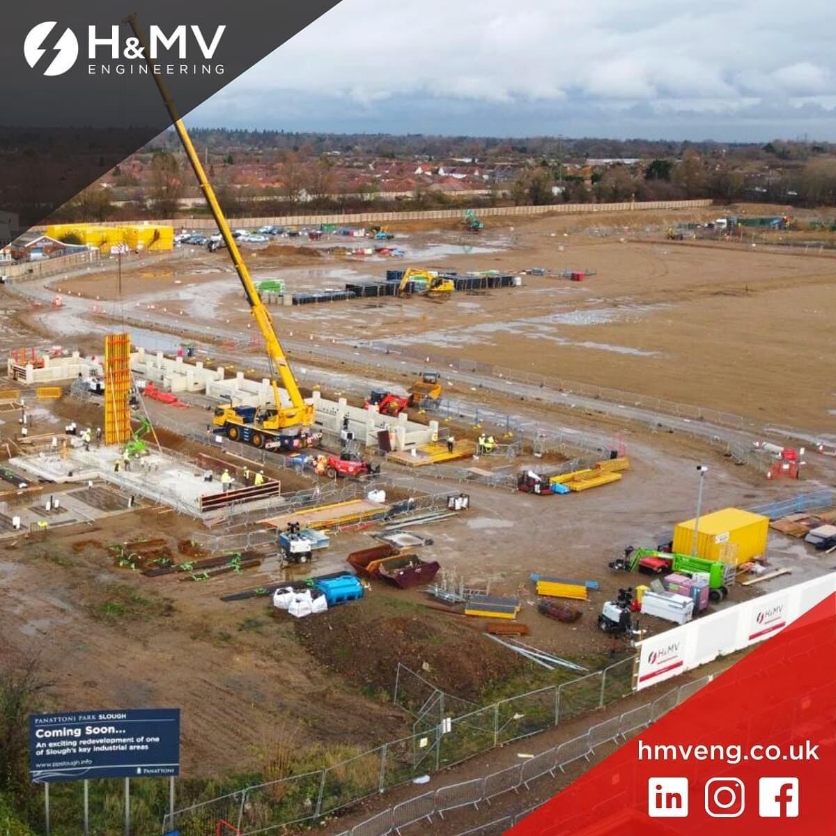 We enjoy sharing updates from our crews across our global locations. Here&rsquo;s a recent snapshot of a 132 kV Substation Data Centre project in the UK. As Principal Contractor, H&amp;MV hold responsibility for design, procurement, installation &amp