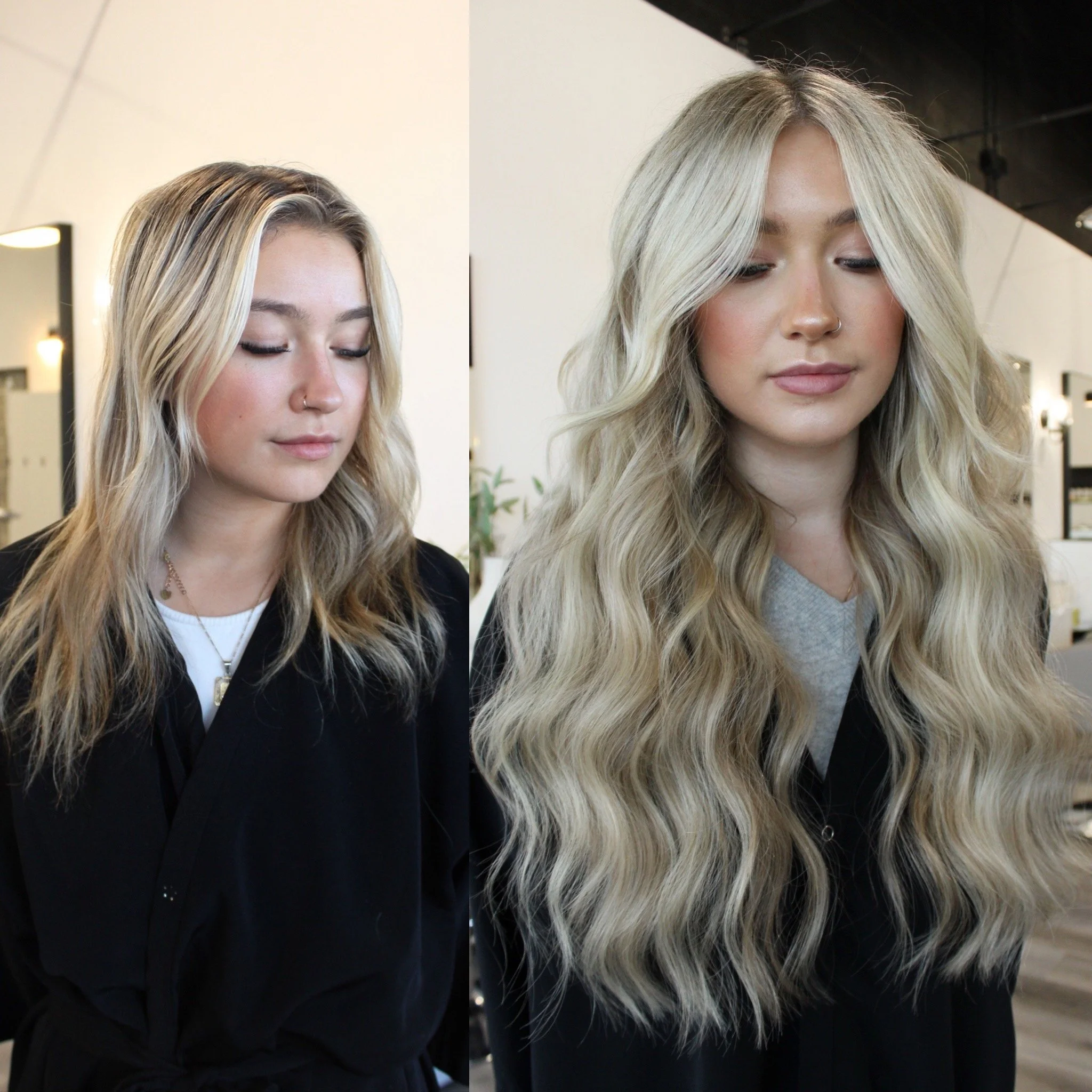 Hair transformation using hand-selected extensions for healthy fullness In Portland Oregon