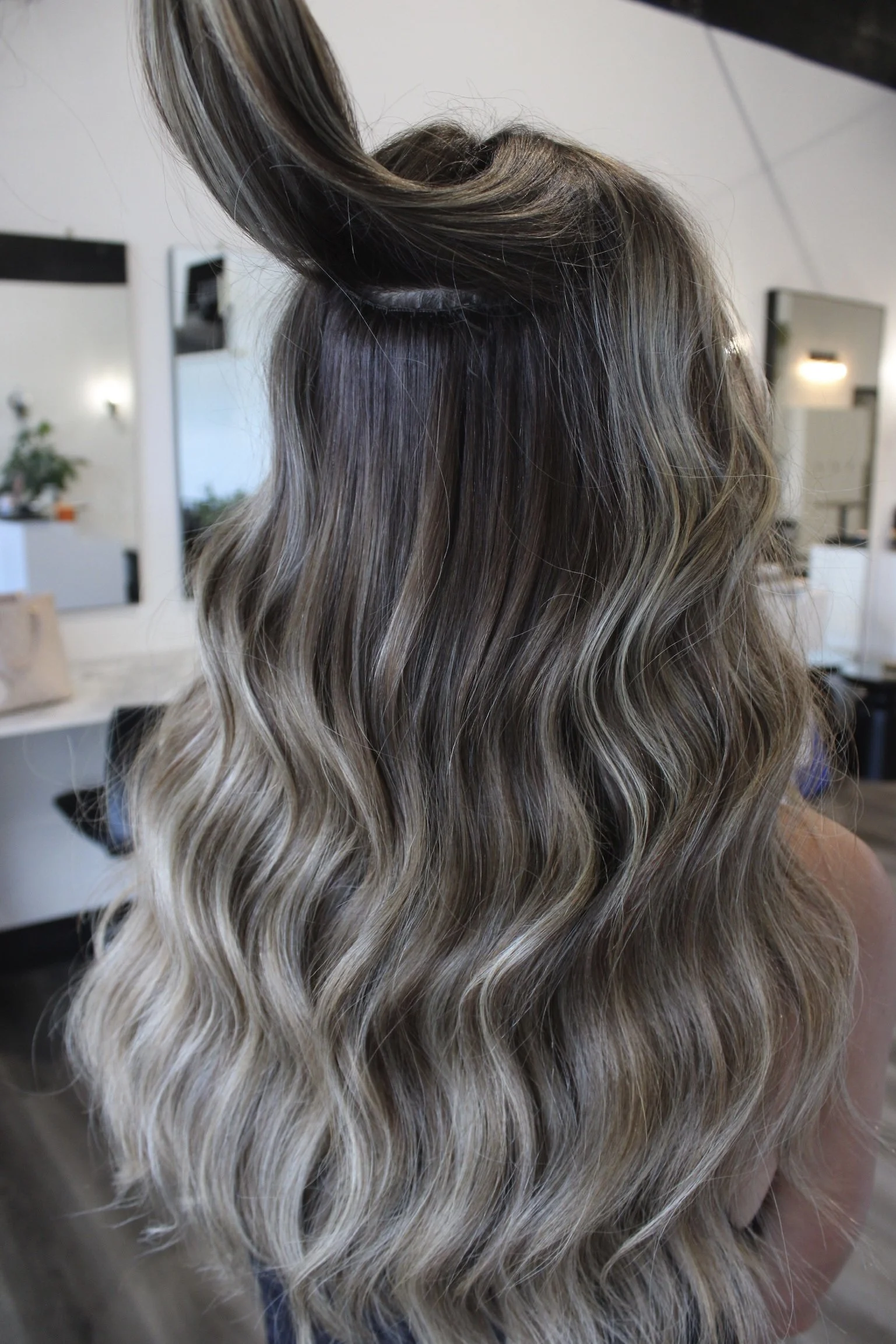 Seamless and natural looking NBR Hair extensions in Portland, Oregon at Elle Society Salon