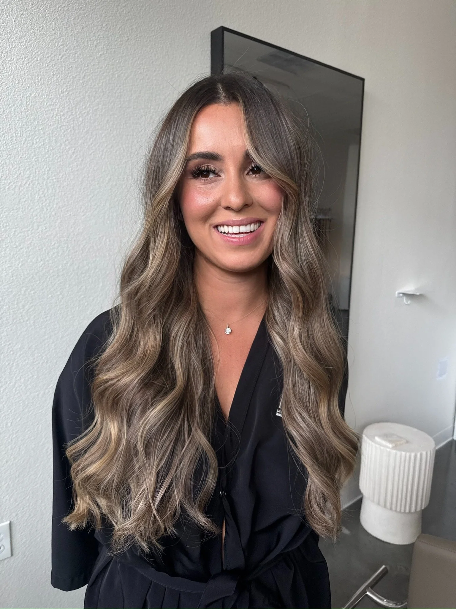 West Linn hair salon offering cool-toned blonde transformations