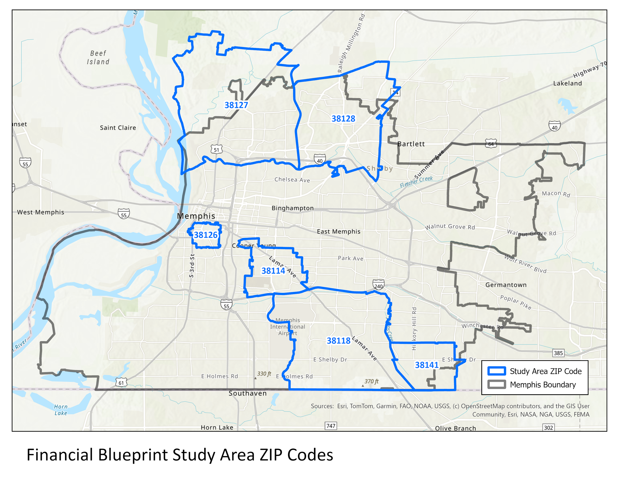 Study Area ZIP Codes