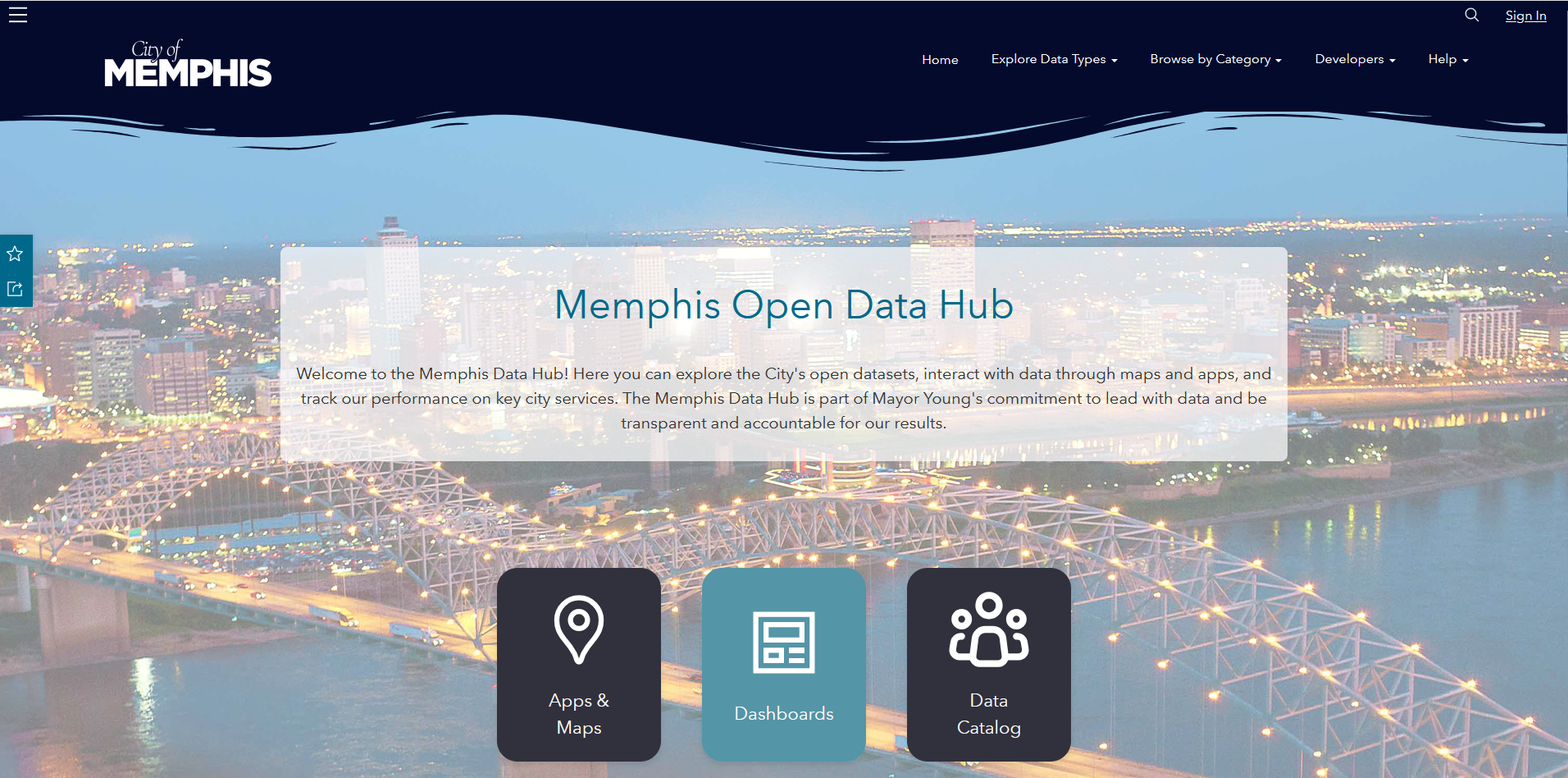 City of Memphis Data Hub