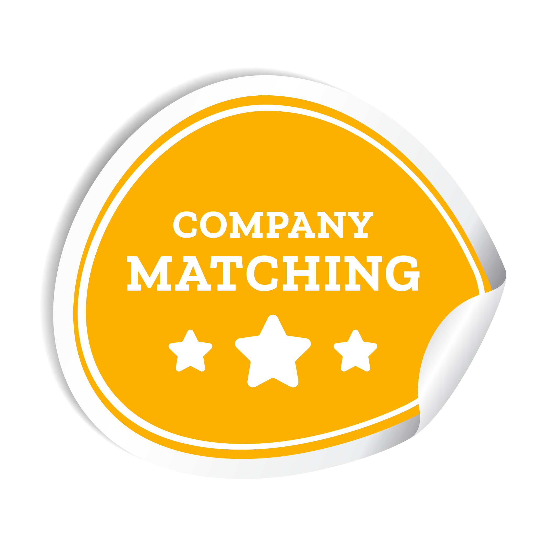 Company Matching Badge Yellow