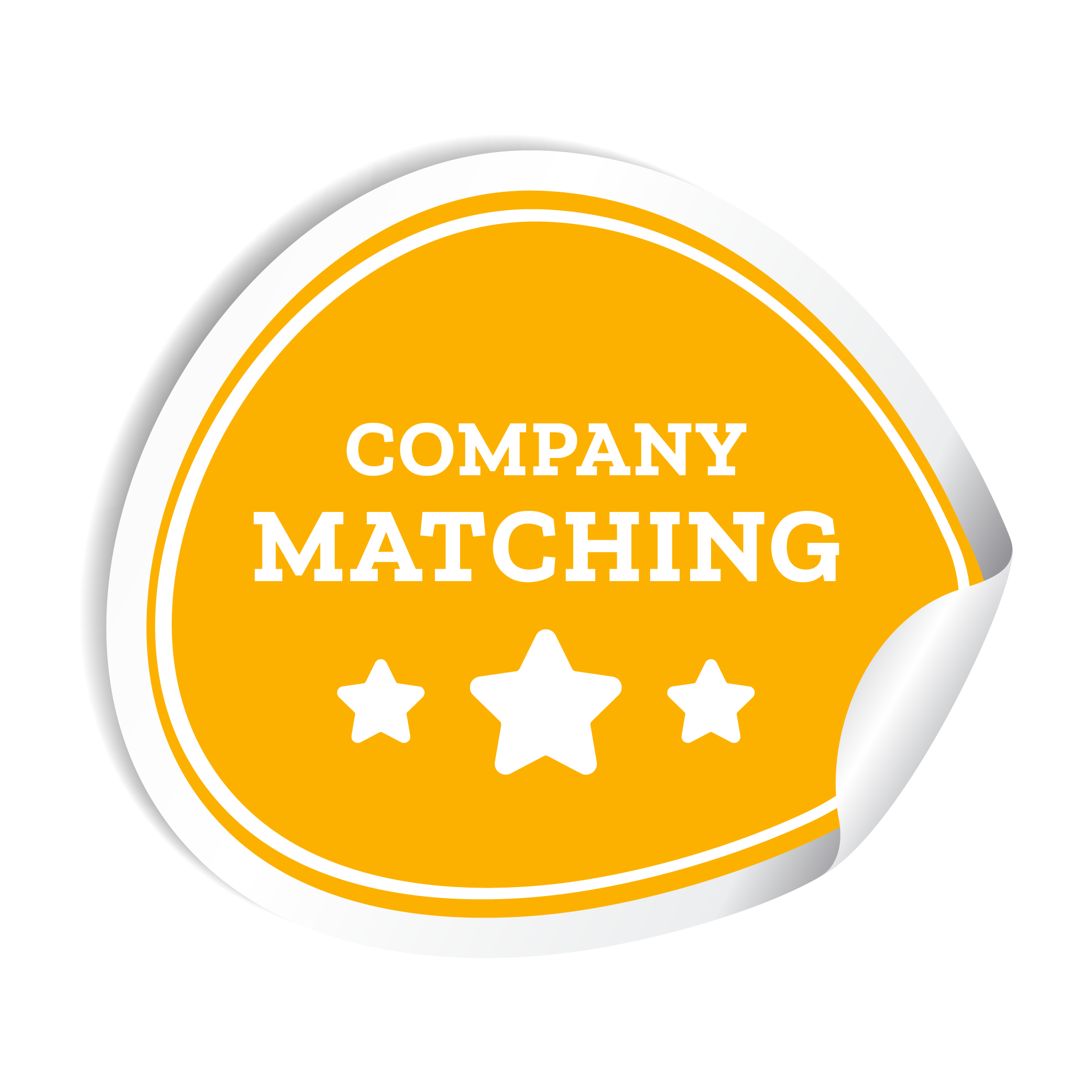 Company Matching Badge Yellow