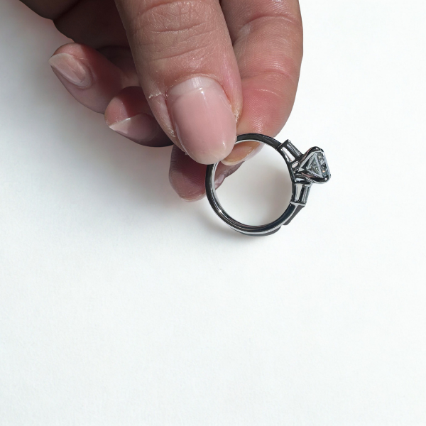 2.5ct lab grown bridal set preloved