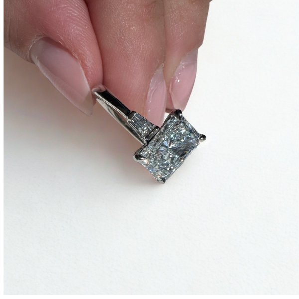 2.5ct lab grown bridal set preloved