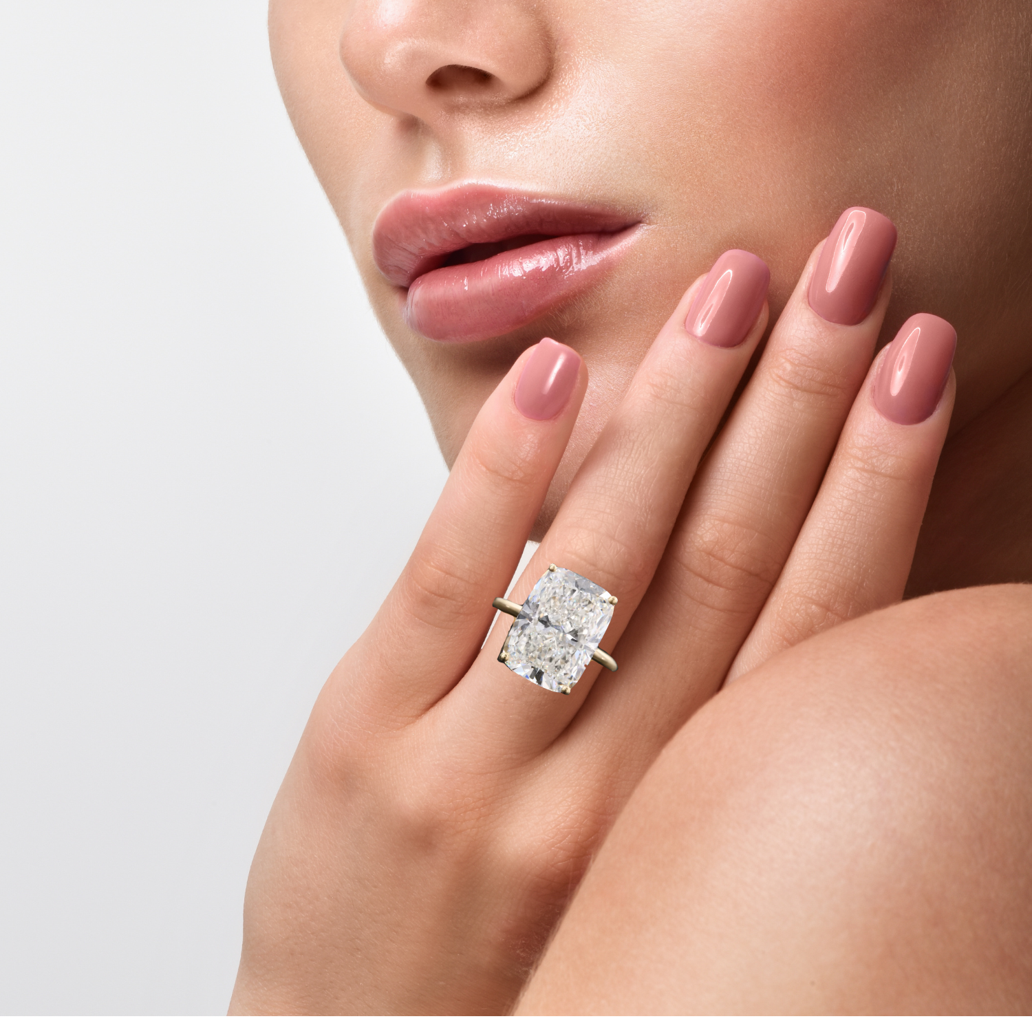 Lydia 10.22 Carat Lab Diamond on a woman's hand.png