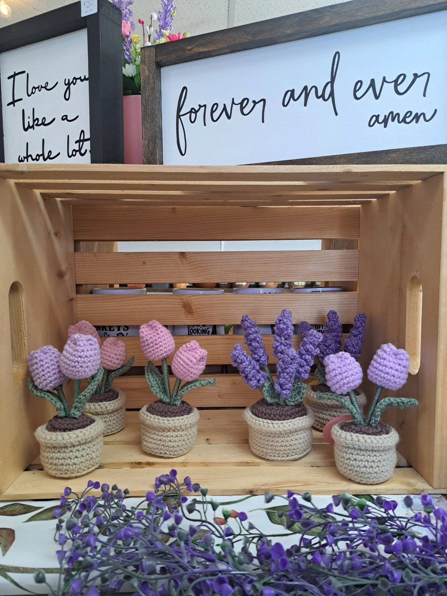 Crow Hill Treasures crochet plants.jpg