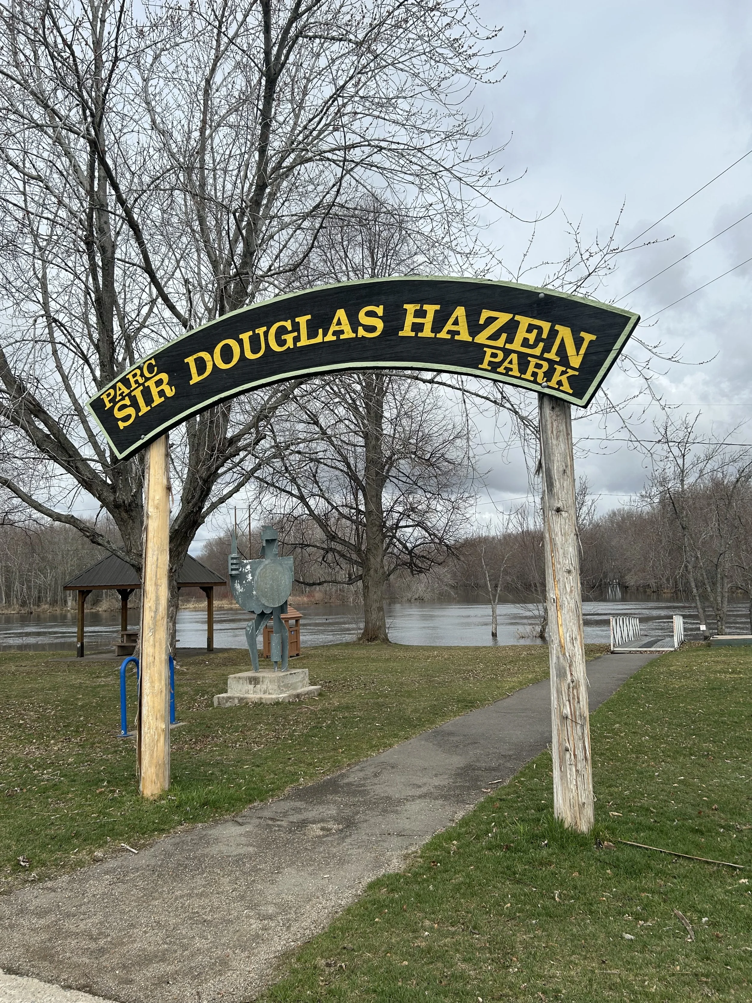Sir Douglas Hazen Park entrance