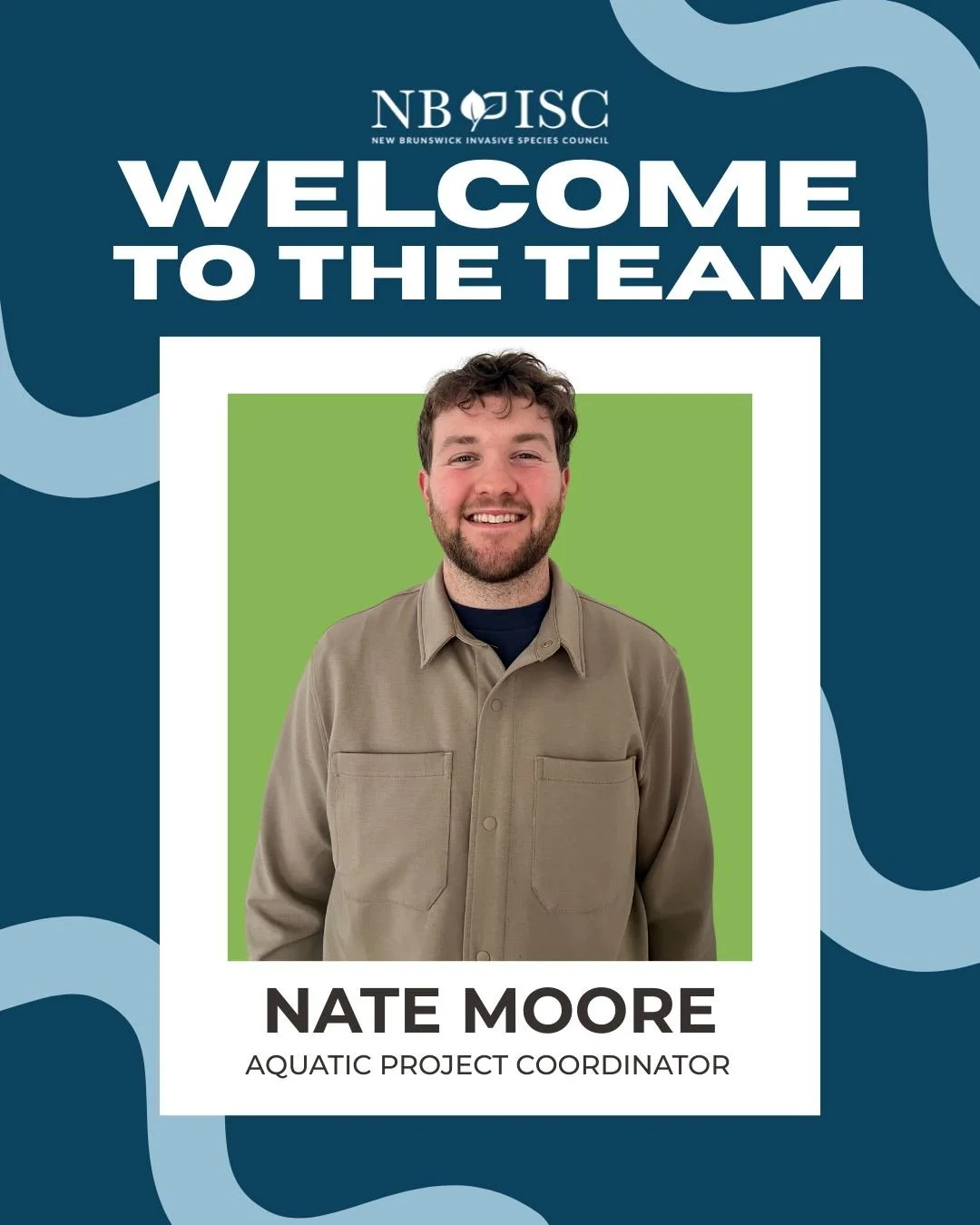 Meet our new aquatic project coordinator, Nate Moore!🐟

Born and raised in Fredericton, New Brunswick, Nathanael has spent his summers enjoying the beauty of the Wolastoq | Saint John River. Nathanael holds a BSc in Biology from the University of Ne
