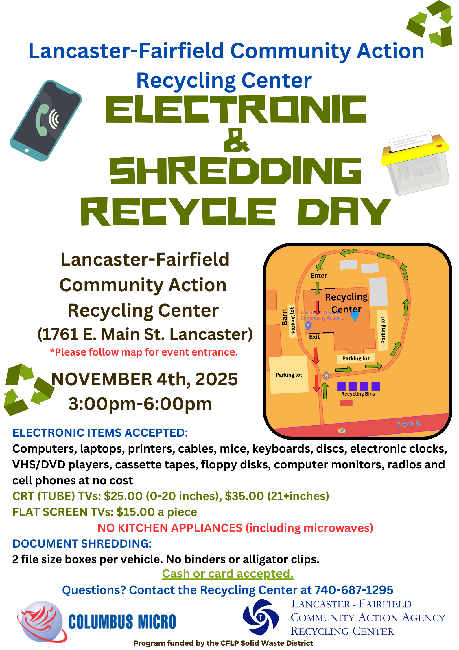 Electronics and Shredding Event