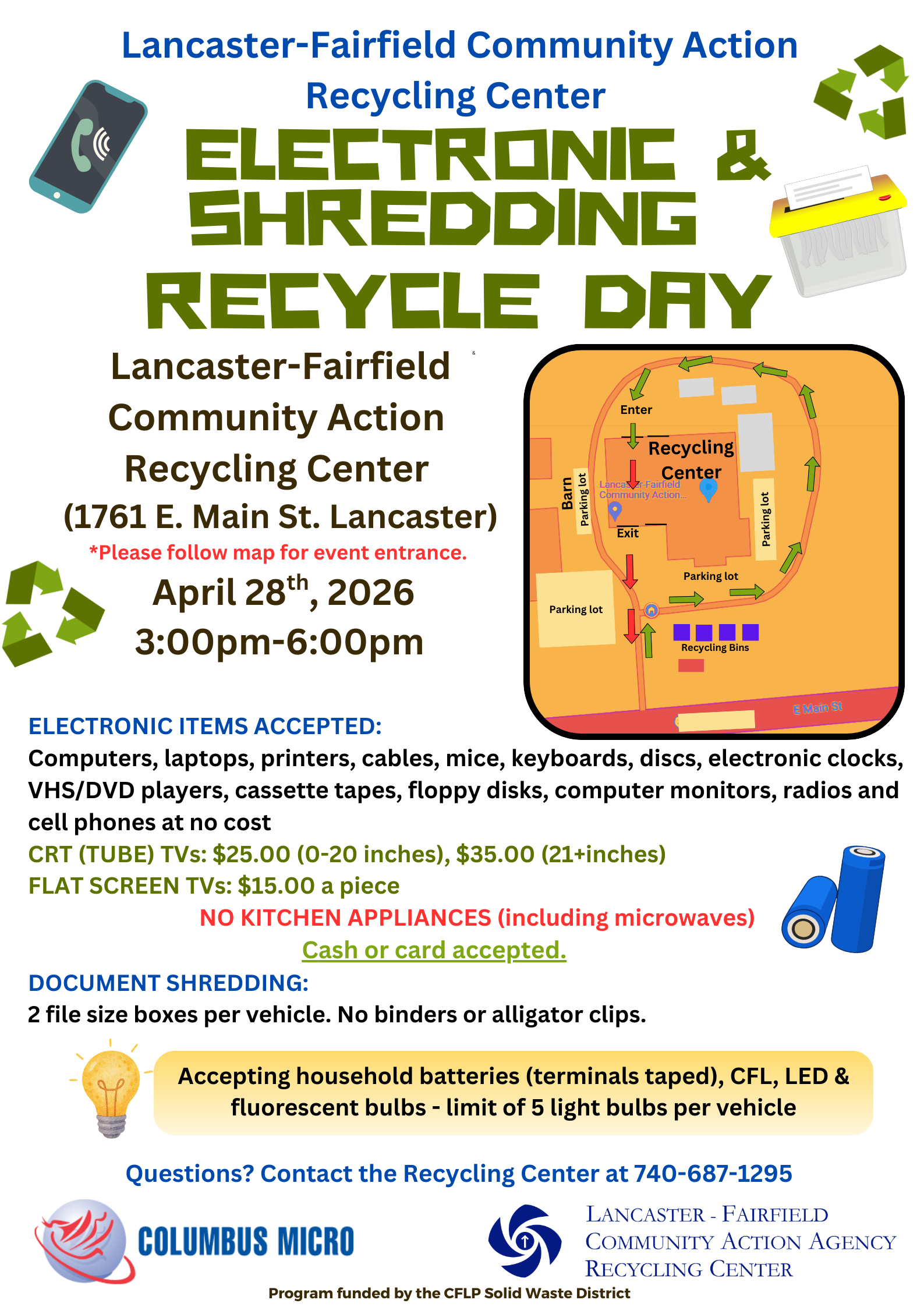 Electronic and Shredding Recycling Day