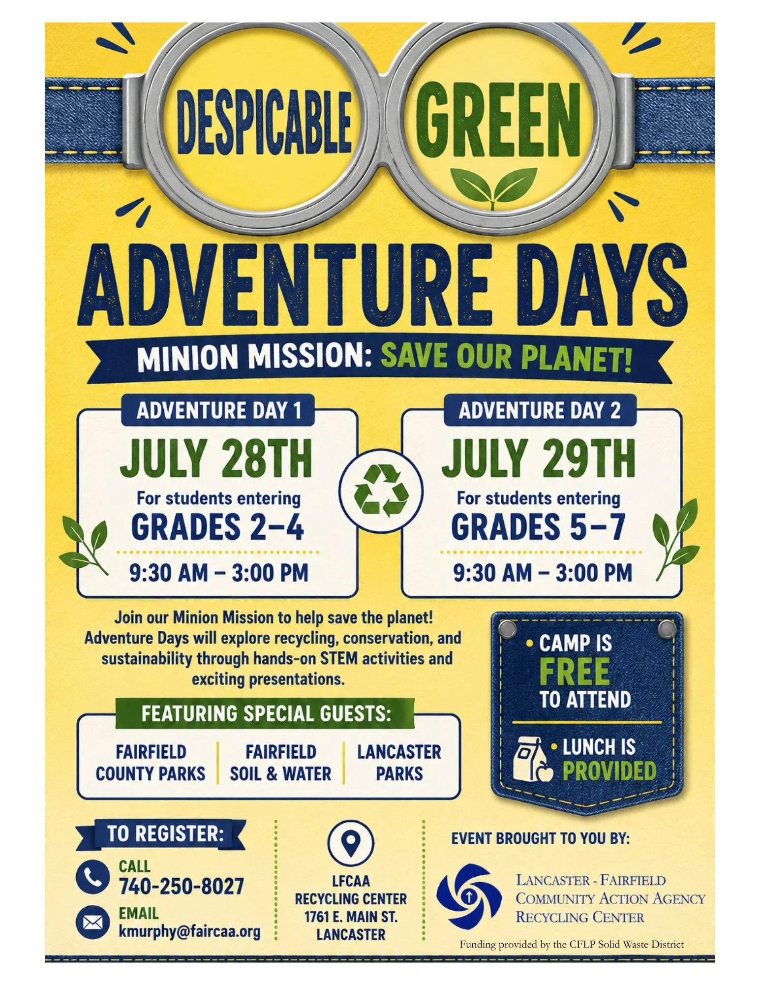 Despicable Green: Recycling Camp Grades 5-7